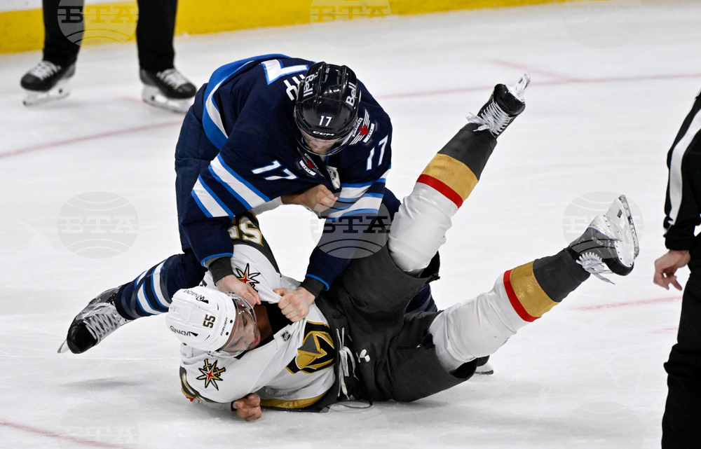 Golden Knights Jets Hockey