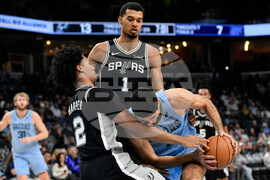Spurs Grizzlies Basketball