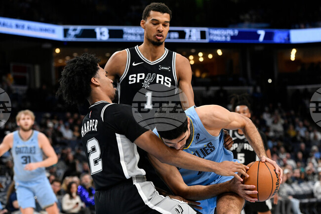 Spurs Grizzlies Basketball