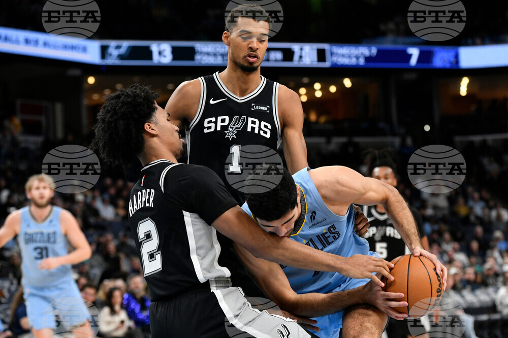 Spurs Grizzlies Basketball