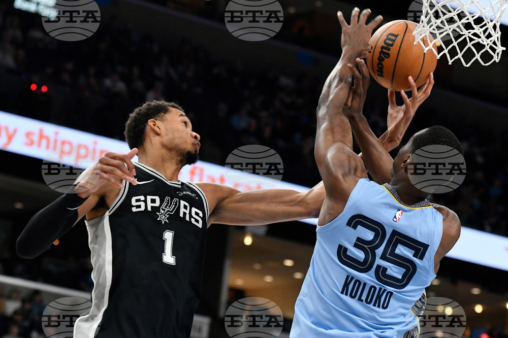 Spurs Grizzlies Basketball