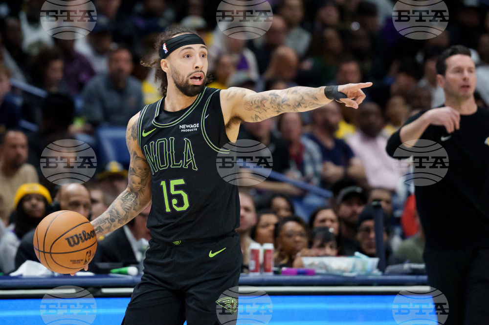 Lakers Pelicans Basketball