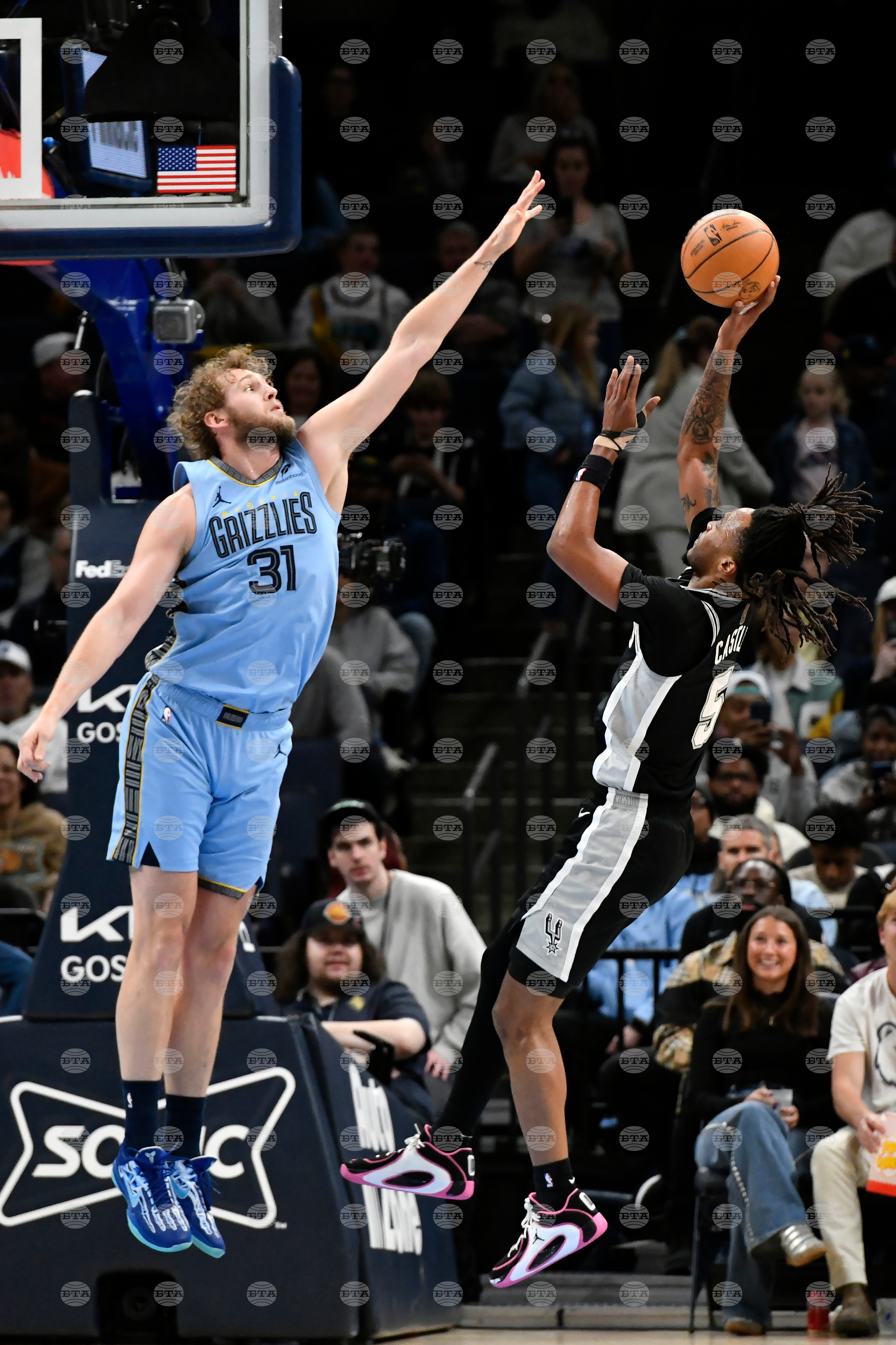 Spurs Grizzlies Basketball