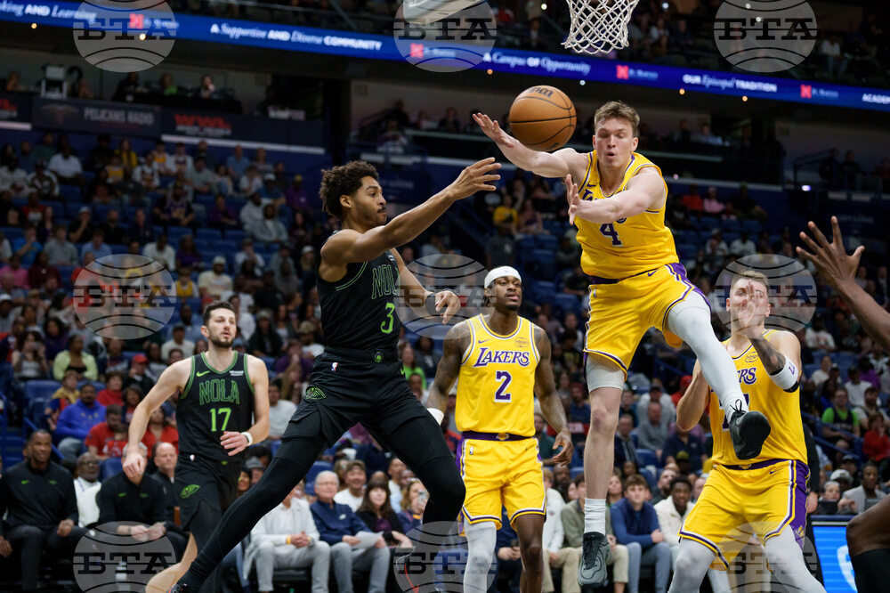 Lakers Pelicans Basketball