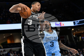 Spurs Grizzlies Basketball