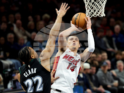 Heat Timberwolves Basketball