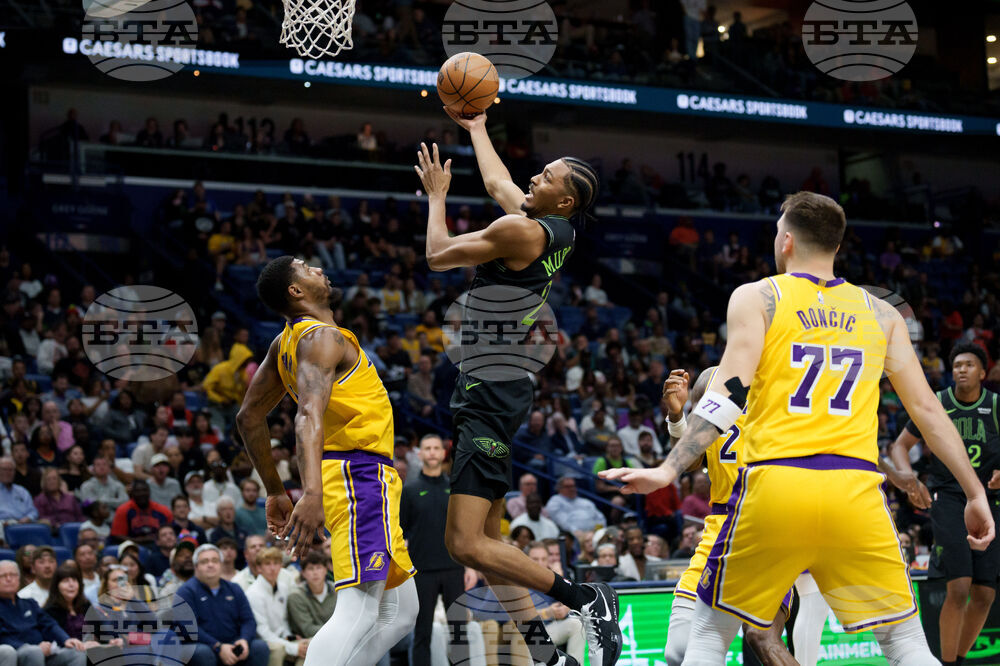 Lakers Pelicans Basketball