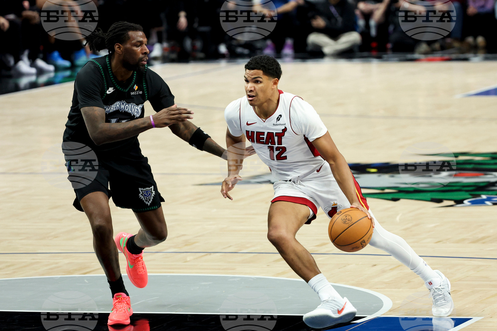 Heat Timberwolves Basketball