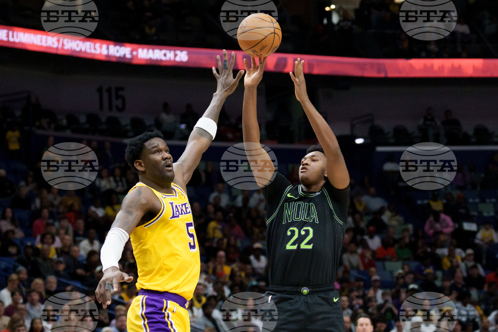 Lakers Pelicans Basketball