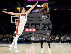 Heat Timberwolves Basketball