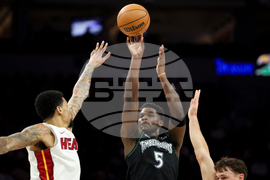 Heat Timberwolves Basketball