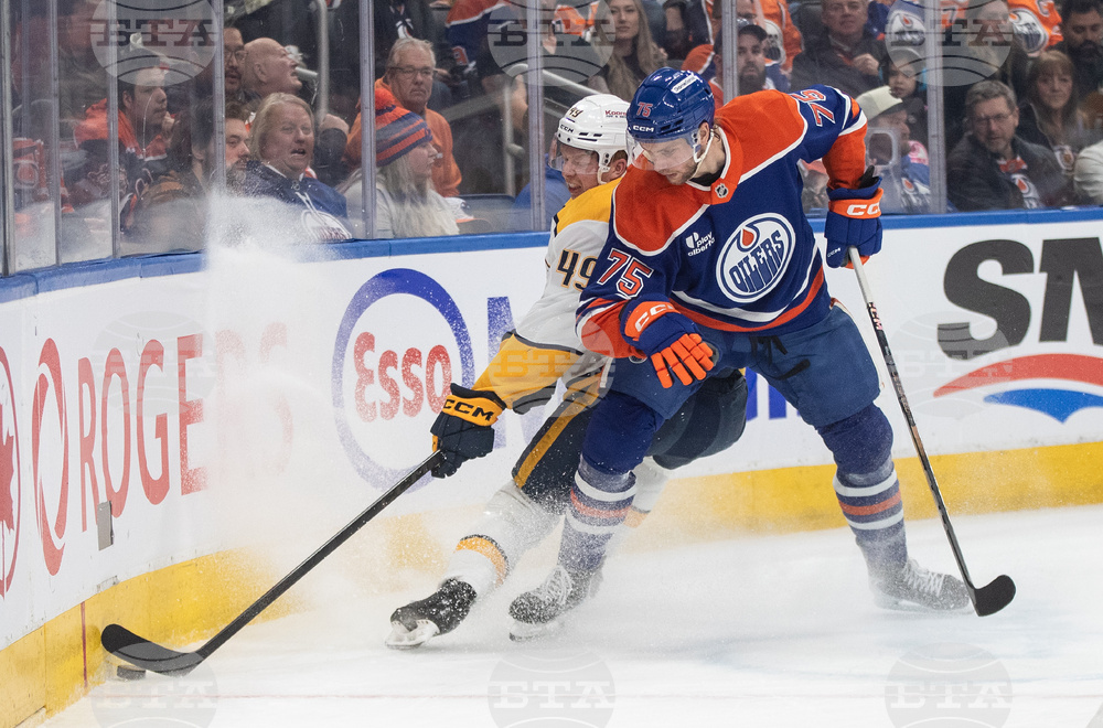 Predators Oilers Hockey