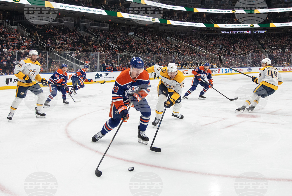 Predators Oilers Hockey