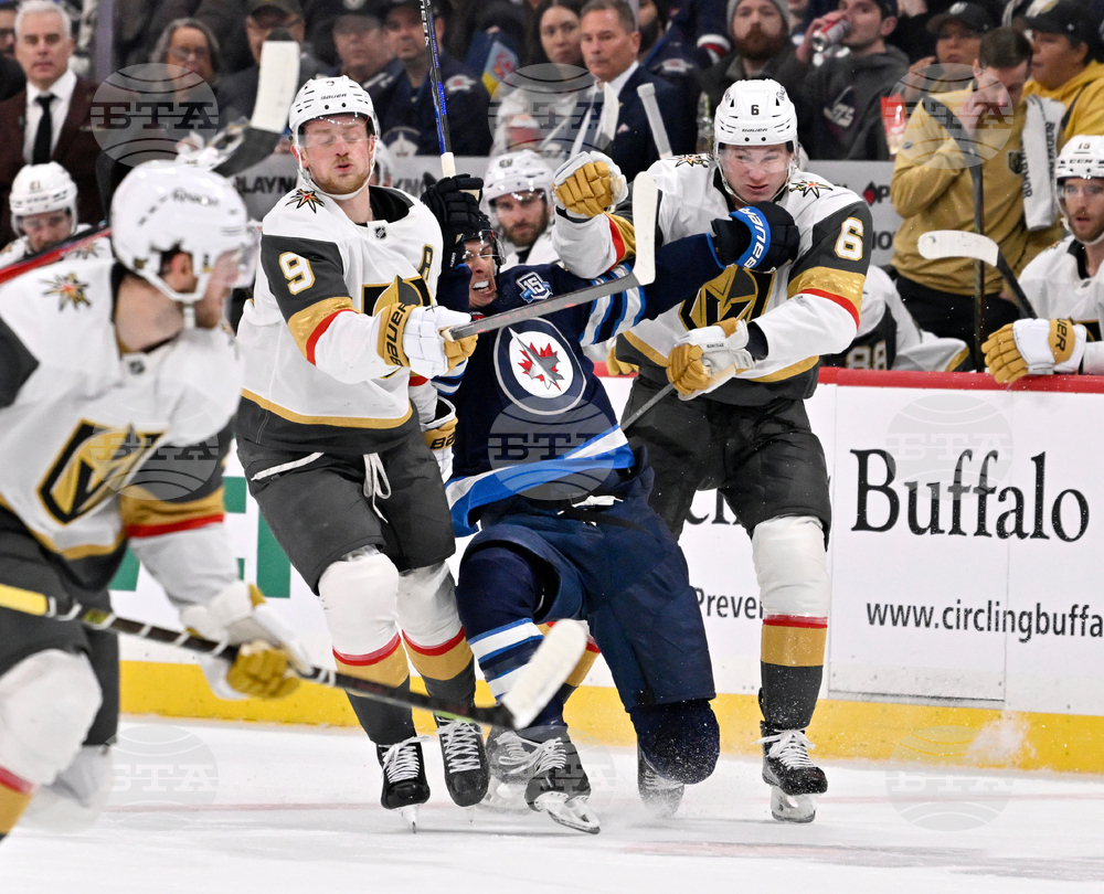 Golden Knights Jets Hockey