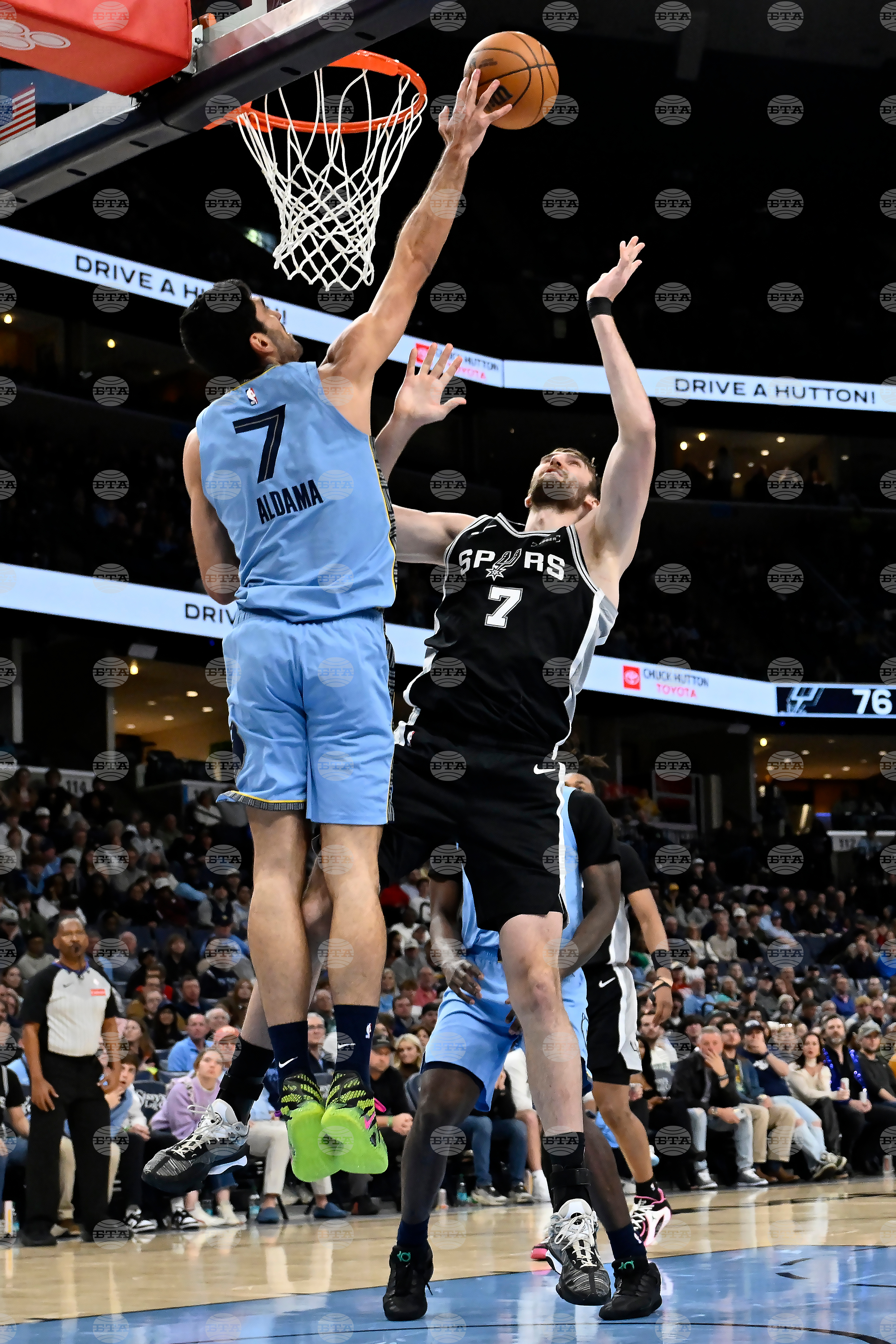 Spurs Grizzlies Basketball