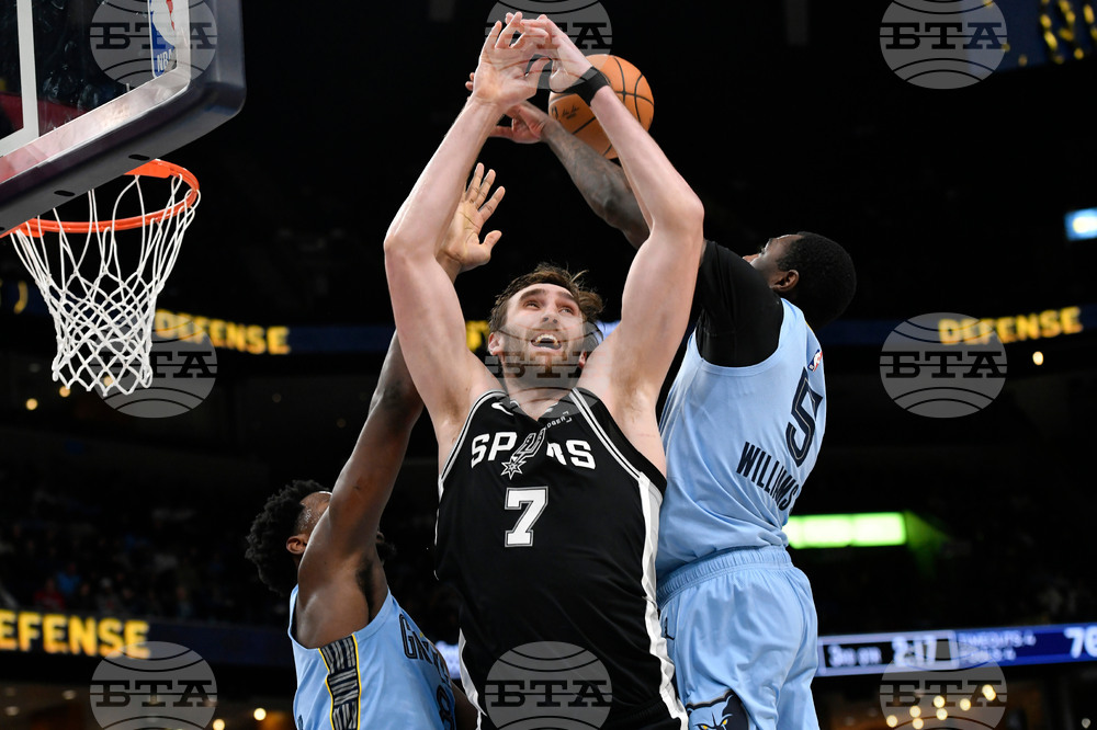 Spurs Grizzlies Basketball