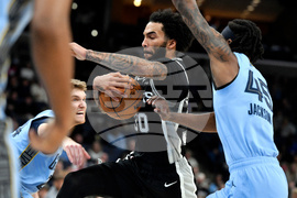 Spurs Grizzlies Basketball