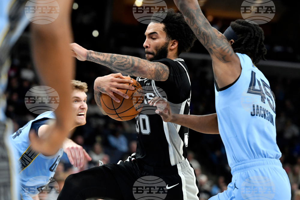 Spurs Grizzlies Basketball