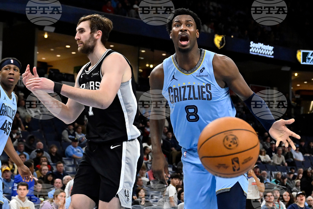 Spurs Grizzlies Basketball