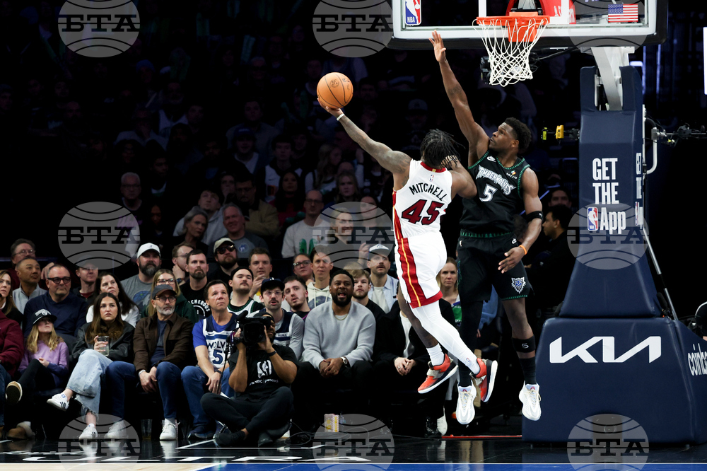 Heat Timberwolves Basketball