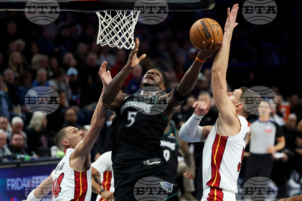 Heat Timberwolves Basketball