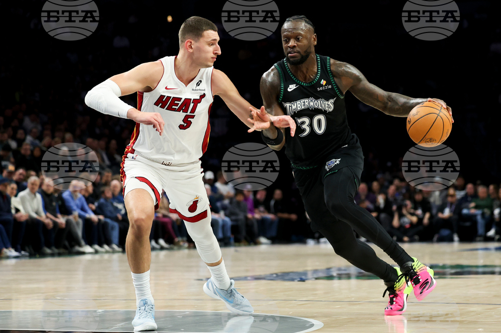 Heat Timberwolves Basketball