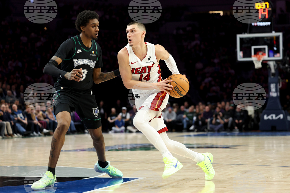 Heat Timberwolves Basketball