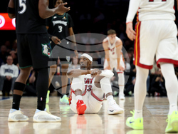 Heat Timberwolves Basketball