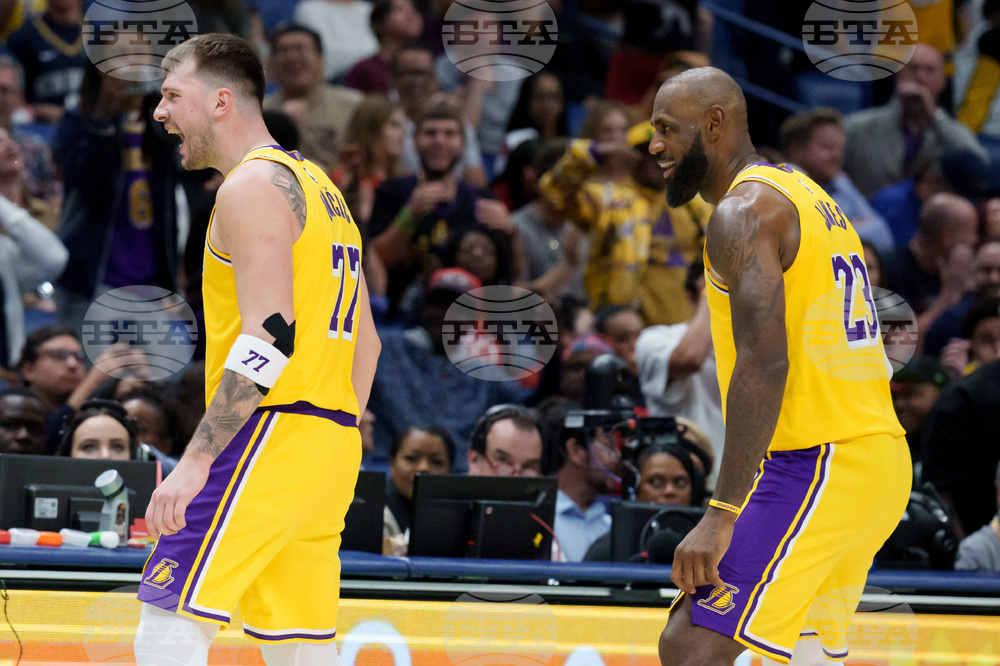 Lakers Pelicans Basketball