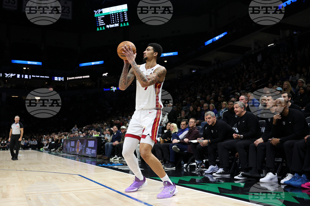 Heat Timberwolves Basketball