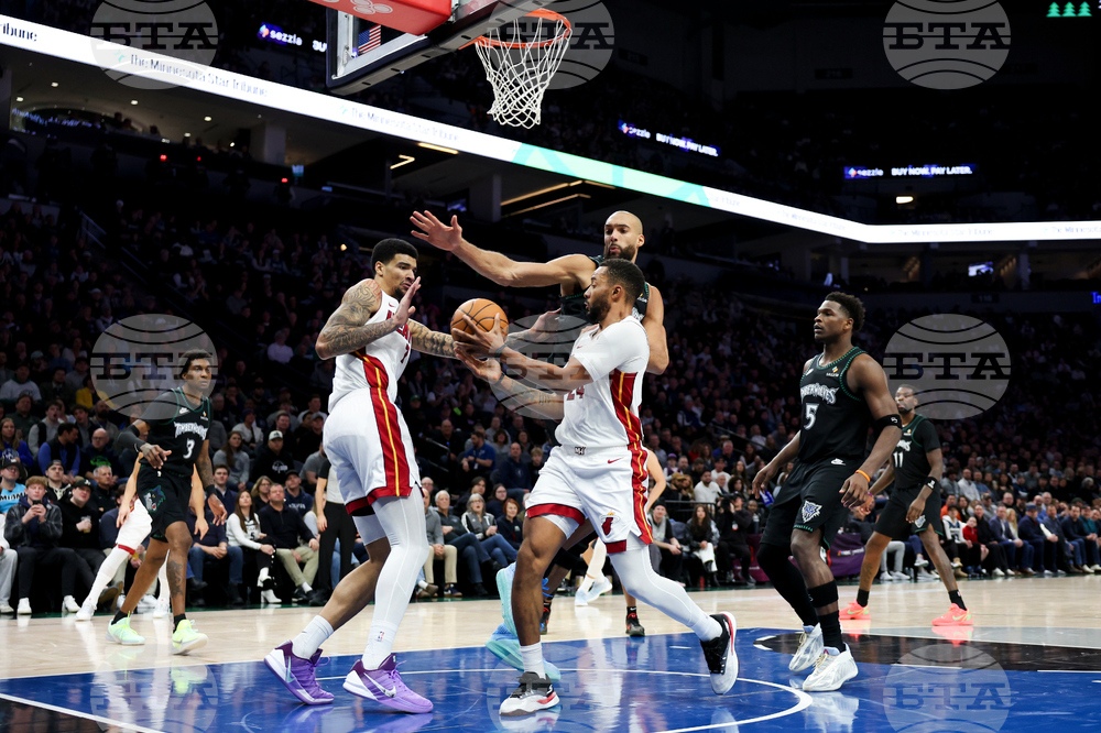 Heat Timberwolves Basketball