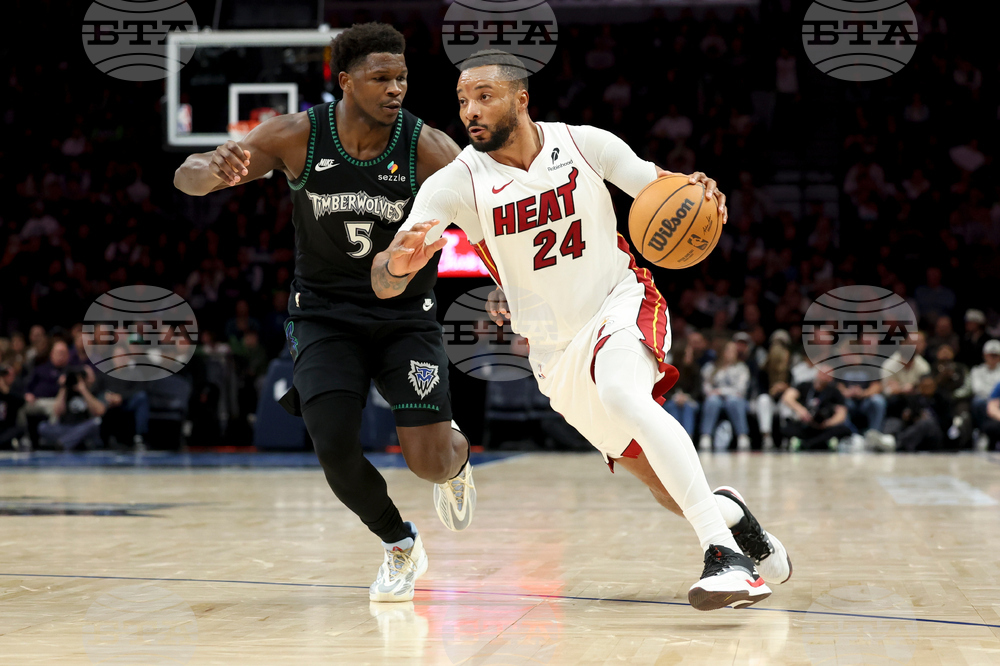 Heat Timberwolves Basketball