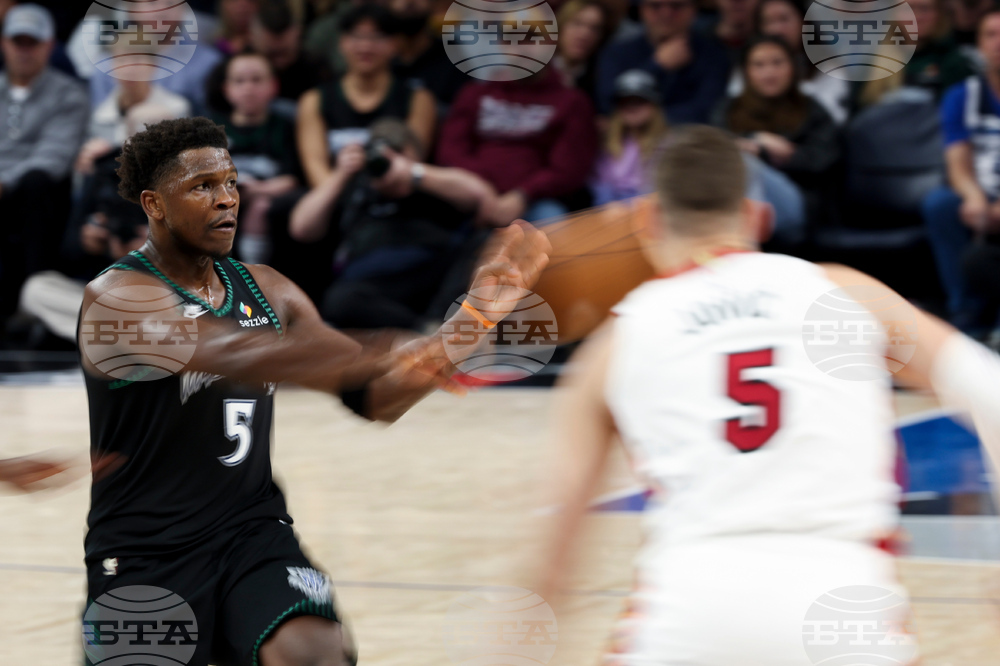 Heat Timberwolves Basketball