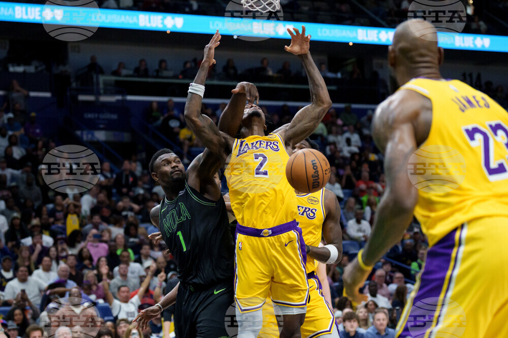 Lakers Pelicans Basketball