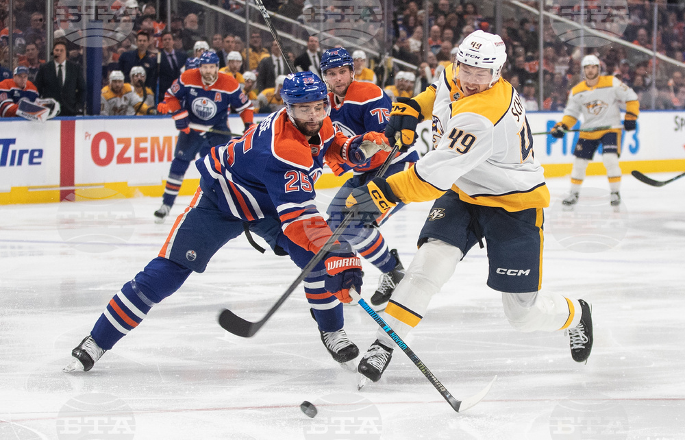 Predators Oilers Hockey