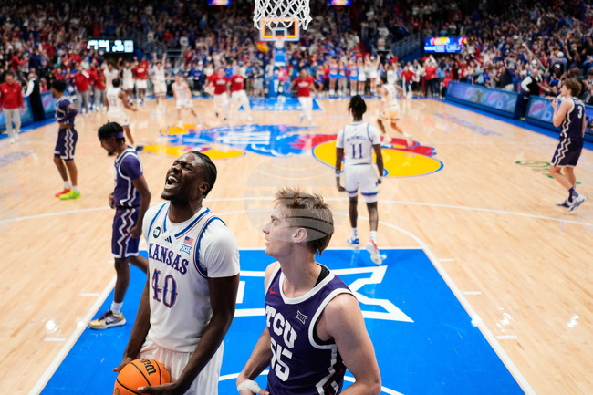 APTOPIX TCU Kansas Basketball