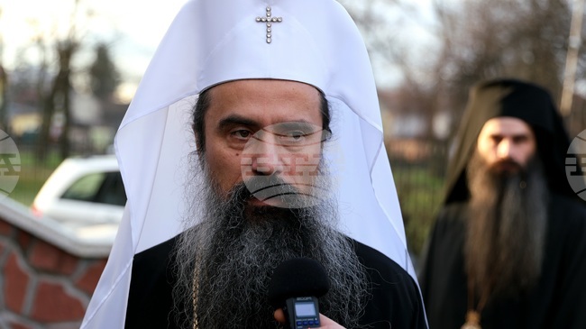 За нас е много голямо благословение да имаме възможността да се поклоним на свети Давид от Евбея и свети Йоан Руски, каза патриарх Даниил