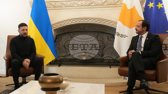 Кипър пое днес председателството на ЕС на церемония с участието на украинския президент Володимир Зеленски