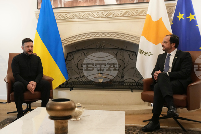 Кипър пое днес председателството на ЕС на церемония с участието на украинския президент Володимир Зеленски