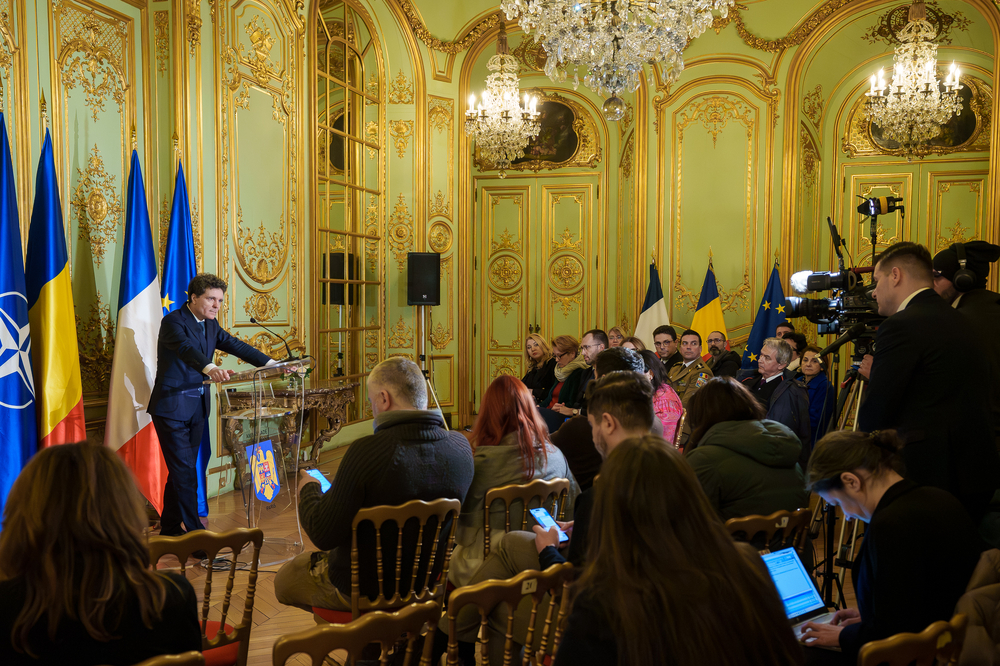 Румънският президент Никушор Дан представи заключения от срещата на „Коалицията на желаещите“ в Париж