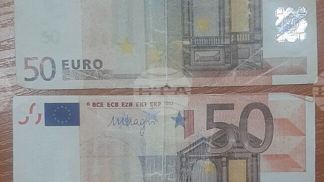 Криминалисти от Шумен задържаха мъж, прокарал в обращение неистинска банкнота от 50 евро 