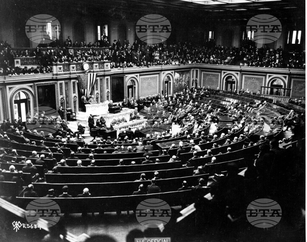 На 8 януари 1918 г. американският президент Удроу Уилсън прокламира мирен план в 14 точки за следвоенното развитие в света 