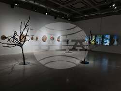 Красимир Терзиев представя изложбата „Реконструкции на предстоящето II“, снимка – „Топлоцентрала“