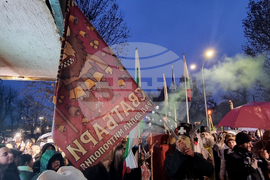 Долна Митрополия - кукерски игри - шествие