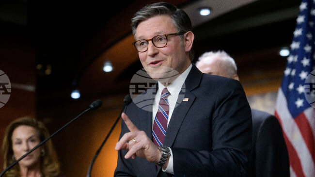 Майк Джонсън ще стане първият председател на Камарата на представителите на САЩ, произнесъл реч в британския парламент