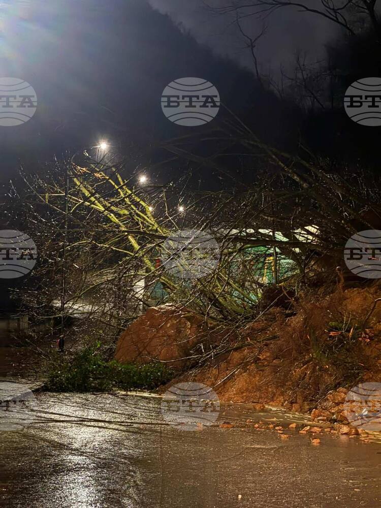 Около 60 жители на Кичево са евакуирани от наводнените си къщи, дъждовете в Северна Македония предизвикаха и свлачища