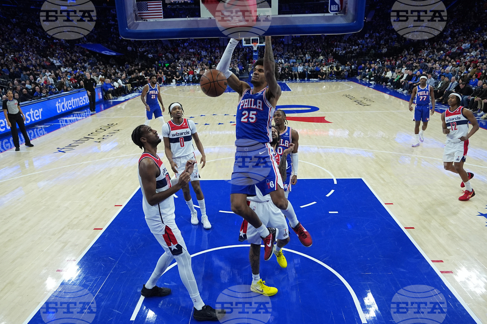 Wizards 76ers Basketball