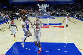 Wizards 76ers Basketball