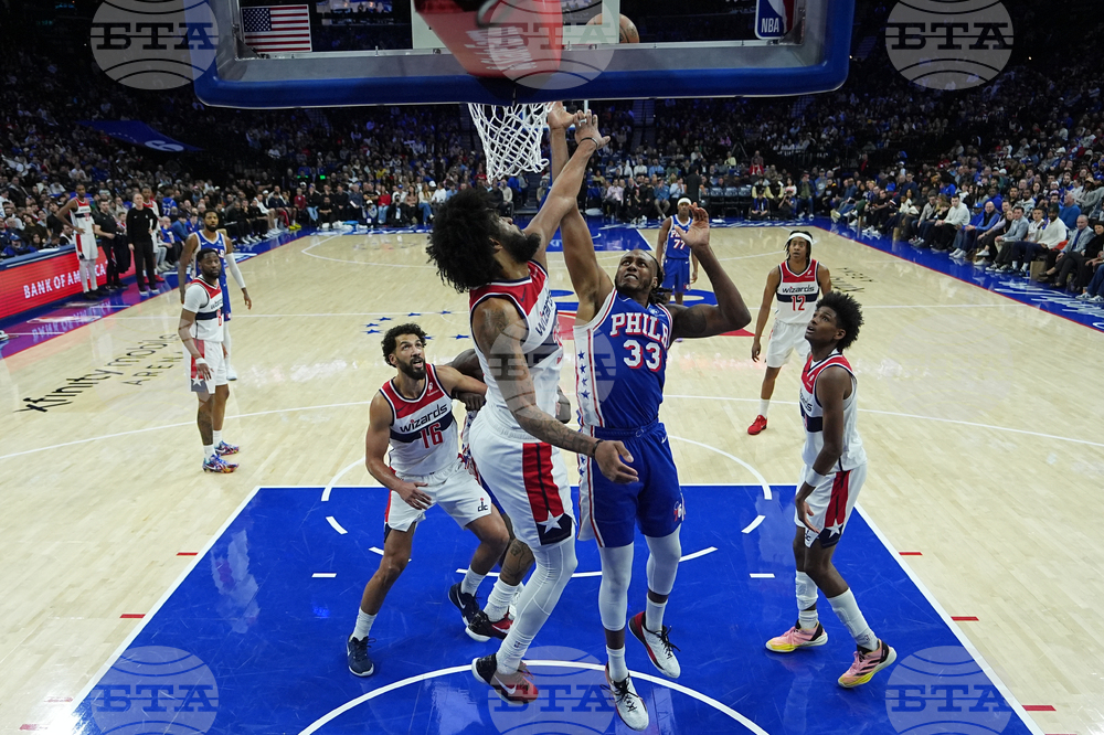 Wizards 76ers Basketball