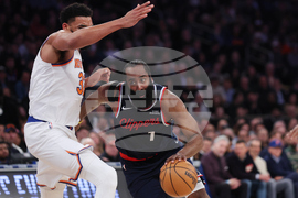 Clippers Knicks Basketball